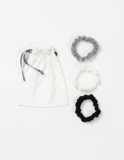 Bamboo Stretch-Knit Skinny Scrunchies
