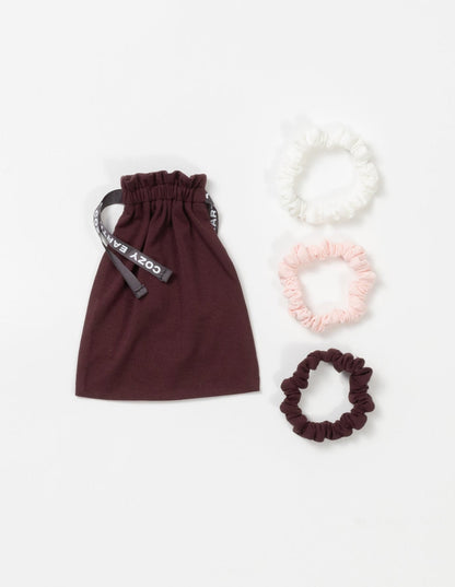 Bamboo Stretch-Knit Skinny Scrunchies
