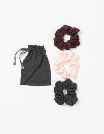 Bamboo Stretch-Knit Scrunchies