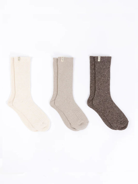 Women's Plush Lounge Calf Sock 3-Pack