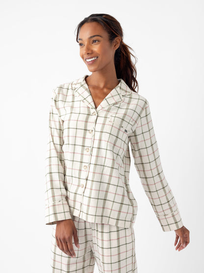 Women's Farmhouse Long Sleeve Pajama Top