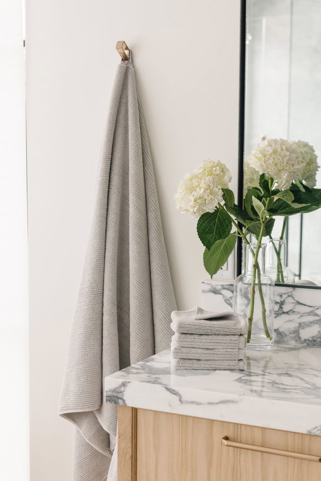 Ribbed Terry Bath Sheets