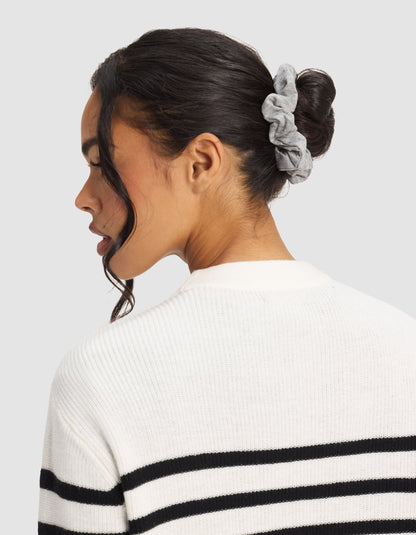 Bamboo Stretch-Knit Scrunchies