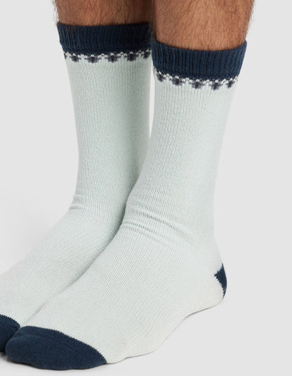Mistletoe Plush Lounge Calf Sock