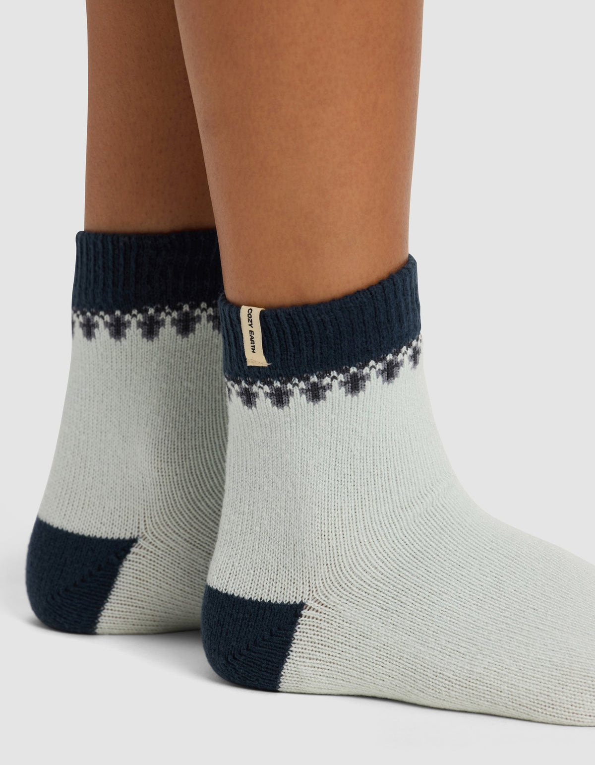 The Mistletoe Plush Modern Crew Sock