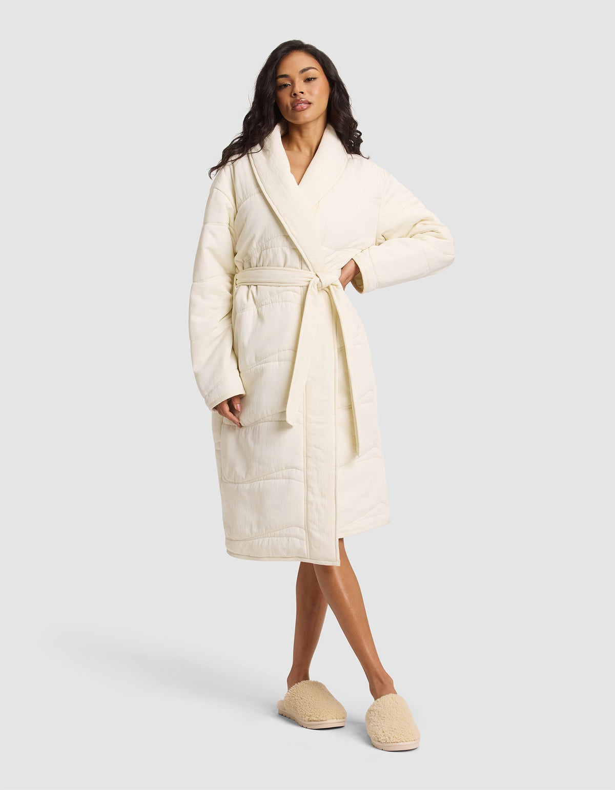 Women's Quilted House Coat