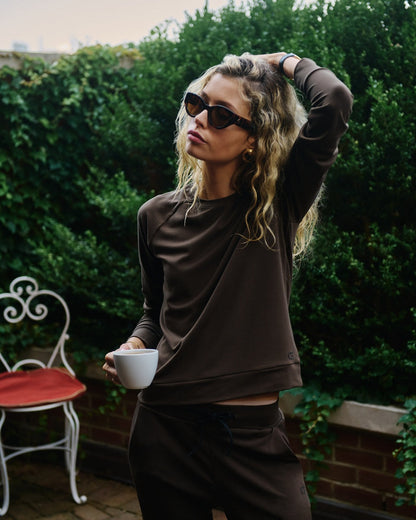 Women's Brushed Bamboo Pullover Crew