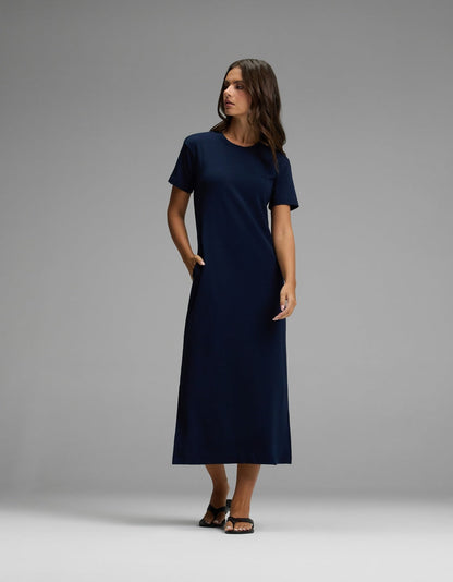 Women's Brushed Bamboo Midi Dress