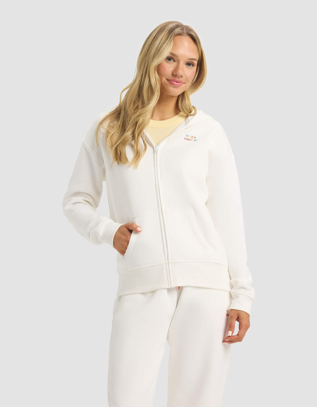 Women's Cityscape Full-Zip Hoodie & Sweatpant Set